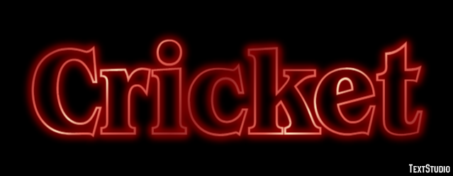 Cricket Text effect