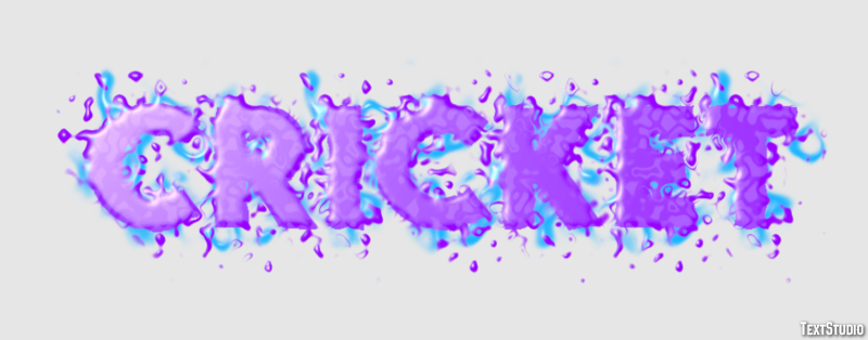 Cricket Text effect