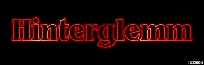 Hinterglemm Efekt tekstowy