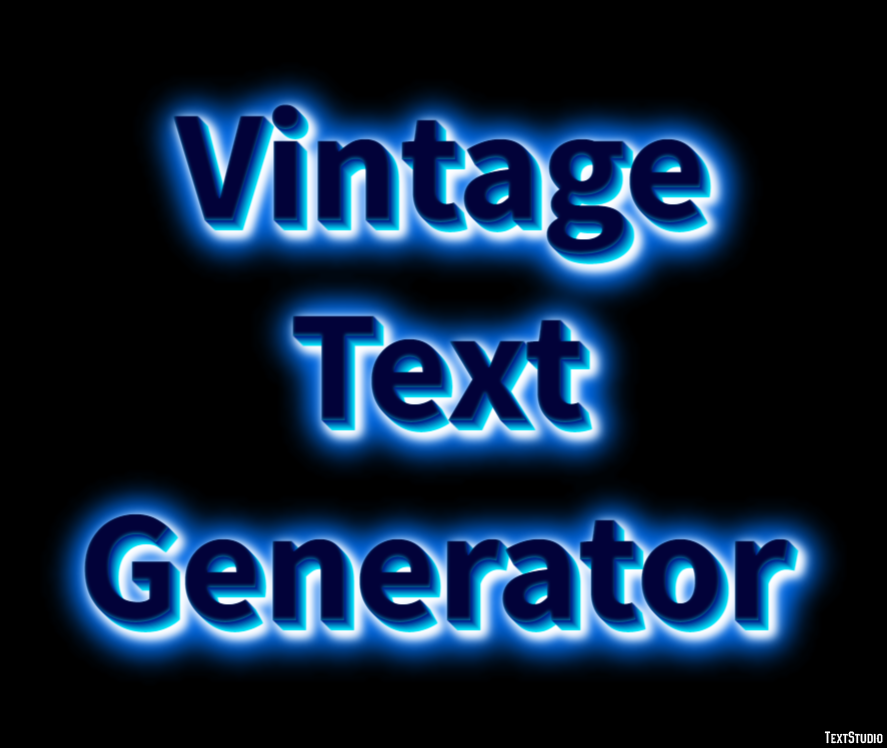 Vintage Text Generator Effetto testo