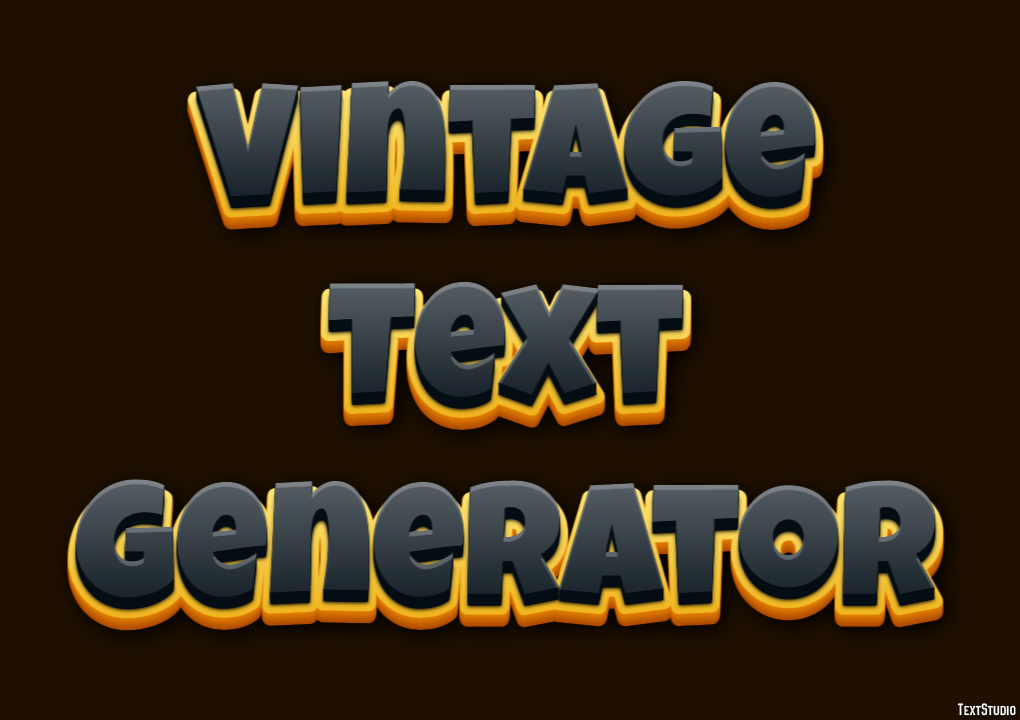 Vintage Text Generator Effetto testo