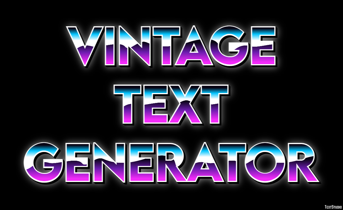 Vintage Text Generator Effetto testo