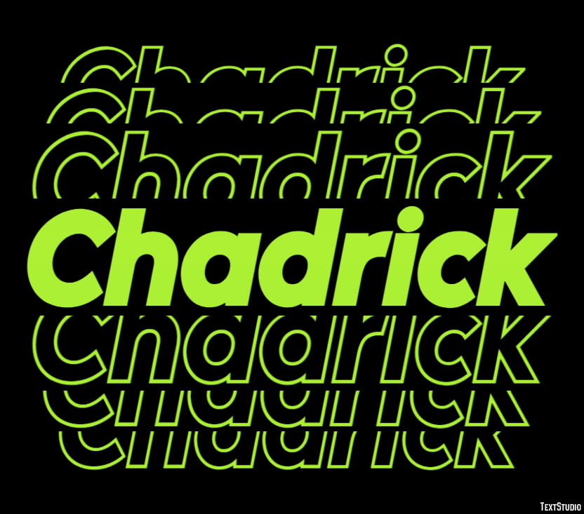 Chadrick Efecto de Texto