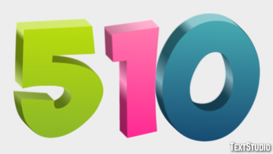510 Effetto testo