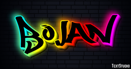 Bojan Text effect