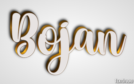 Bojan Text effect