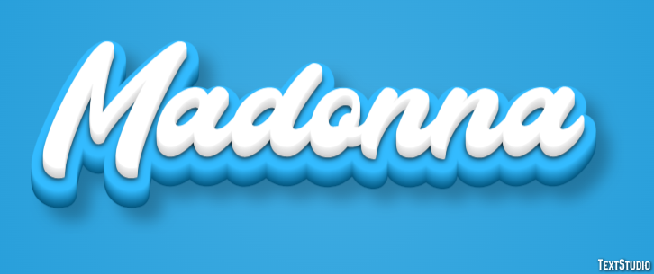 Madonna Text Effect