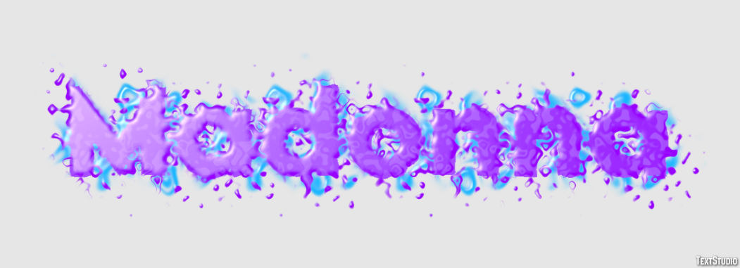 Madonna Text effect