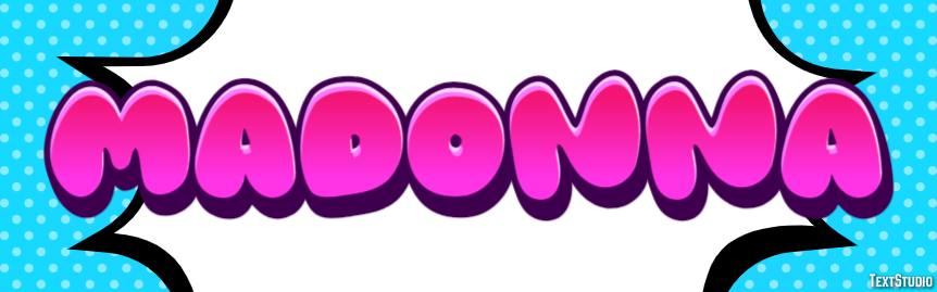 Madonna Text effect