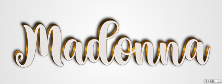 Madonna Text effect