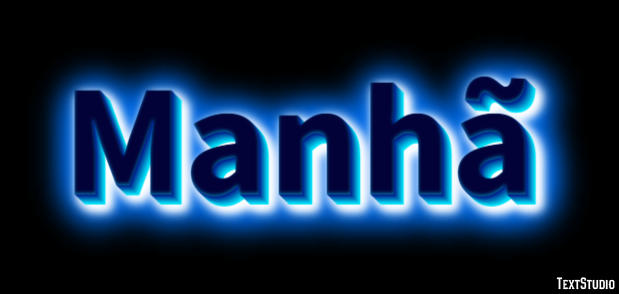 Manhã テキスト効果