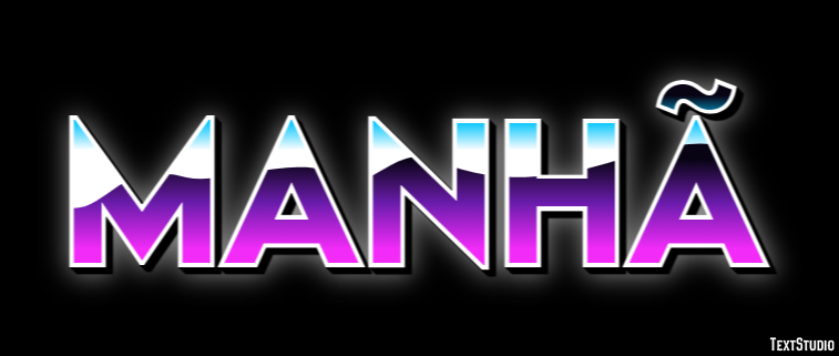 Manhã Texteffekt