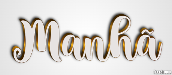 Manhã テキスト効果
