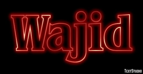 Wajid Text Effect