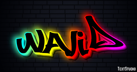 Wajid Text Effect