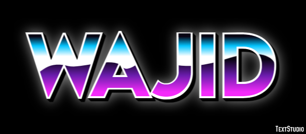 Wajid Text Effect