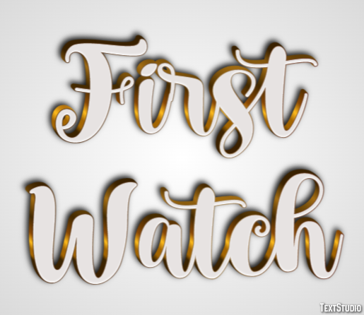 First Watch Tekst Effect