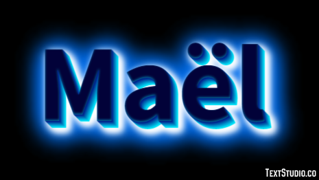 Maël Text Effect