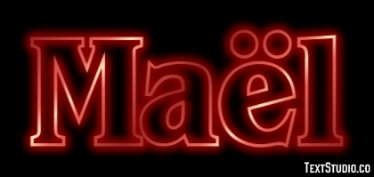 Maël Efecto de Texto