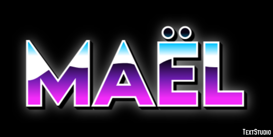 Maël Text Effect