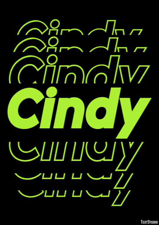 Cindy Effetto testo