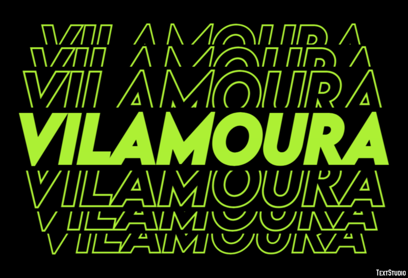 Vilamoura Эффект текста