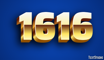 1616 Text Effect