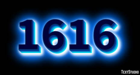 1616 Text Effect