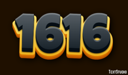 1616 Text Effect