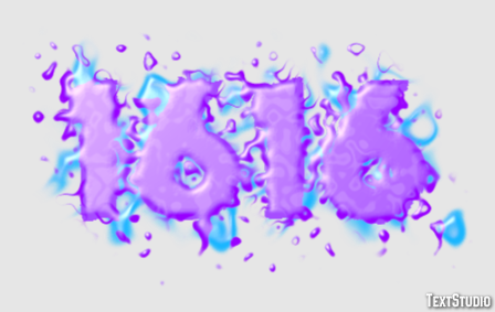1616 Efecto de Texto