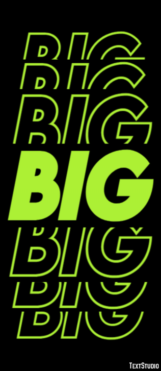 Big Text Effect