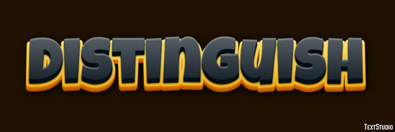 Distinguish Text Effect