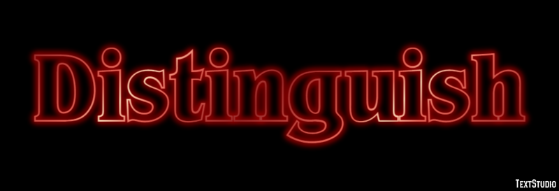 Distinguish Effet de Texte
