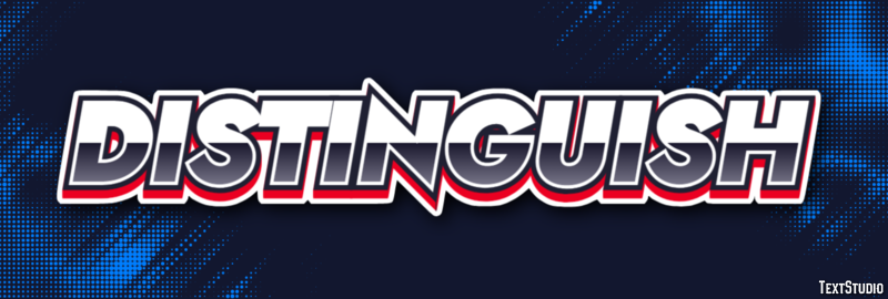Distinguish Text Effect