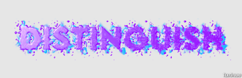 Distinguish Text Effect