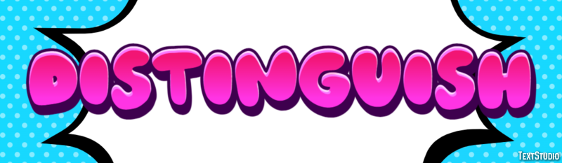 Distinguish Text Effect