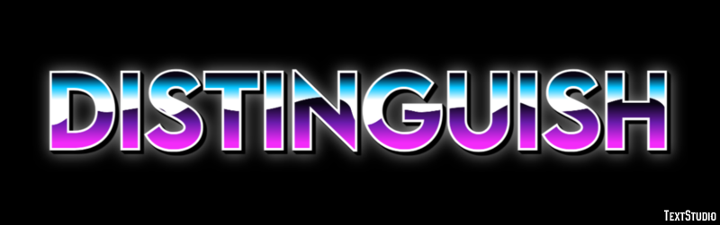 Distinguish Effet de Texte