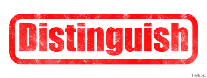 Distinguish Text Effect