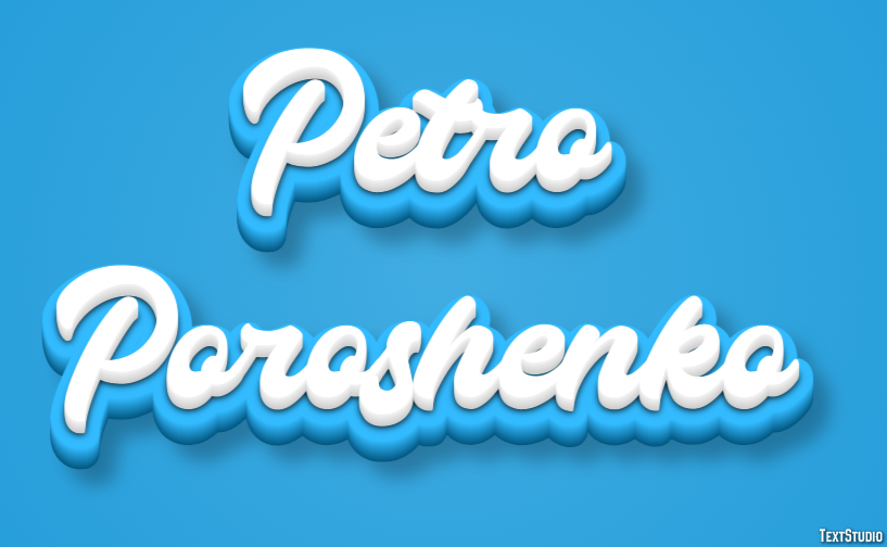 Petro Poroshenko Efeito do texto