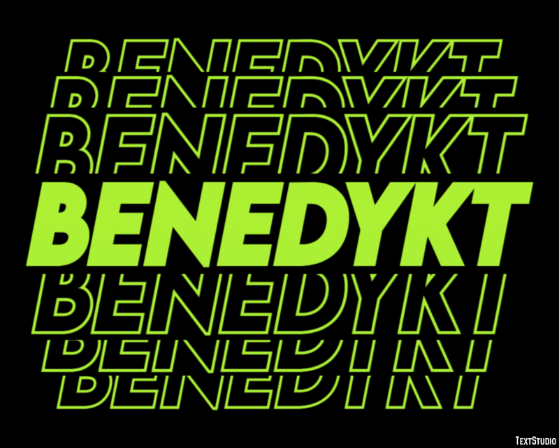 Benedykt Efekt tekstowy