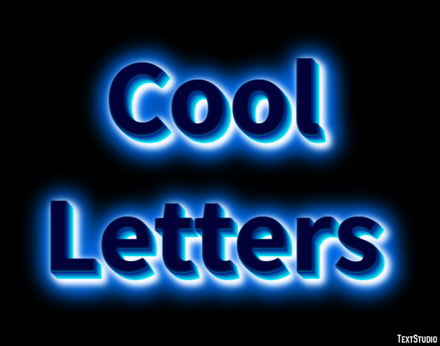 Cool Letters Text Effect