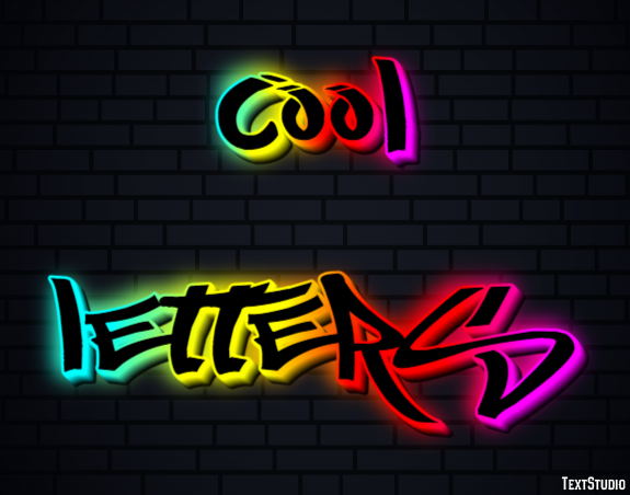 Cool Letters Text Effect