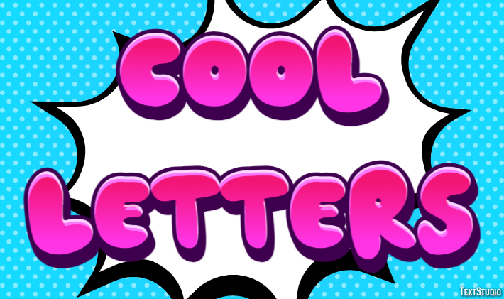 Cool Letters Text Effect