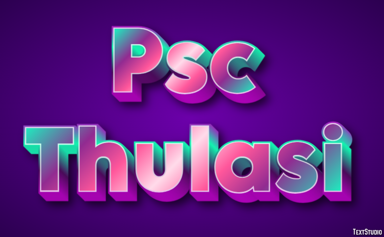 Psc Thulasi Tekst effect