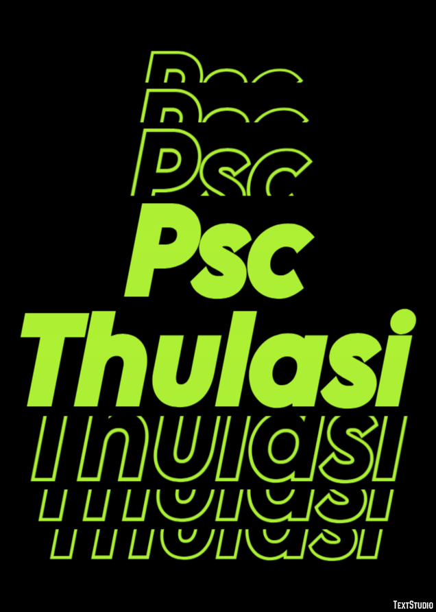 Psc Thulasi Tekst effect