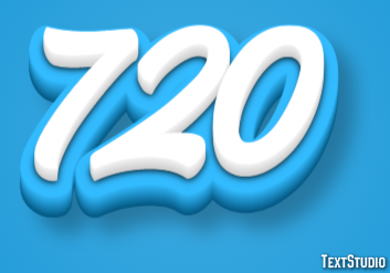 720 Text Effect
