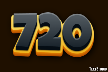 720 Text Effect
