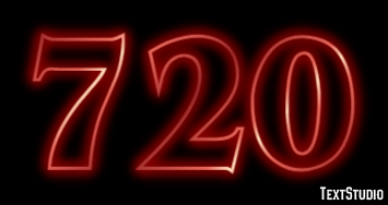 720 Text Effect