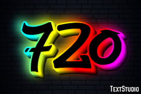720 Text Effect