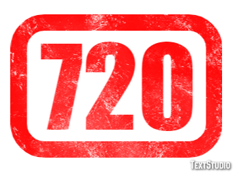 720 Text Effect